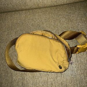 Yellow Lululemon Belt Bag